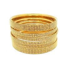 22K Yellow Gold Women's Bangles